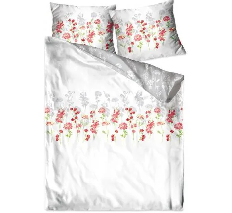 Pościel z satyny bawełnianej - 220x200 - Color Space - Gold Line Greno dwustronna