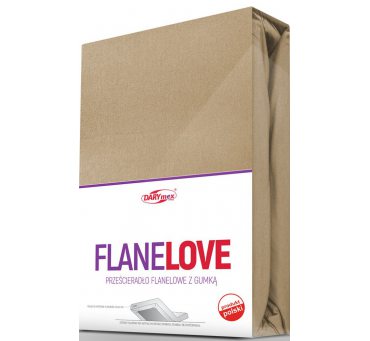 Prześcieradło flanelowe - 220x210  - beżowe -  bez gumki - Beż Prześcieradło flanelowe - 220x210  - beżowe -  bez gumki - Beż