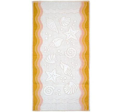 Ręcznik Flora Ocean - Żółty - 40x60 cm - Everday Collection - Greno