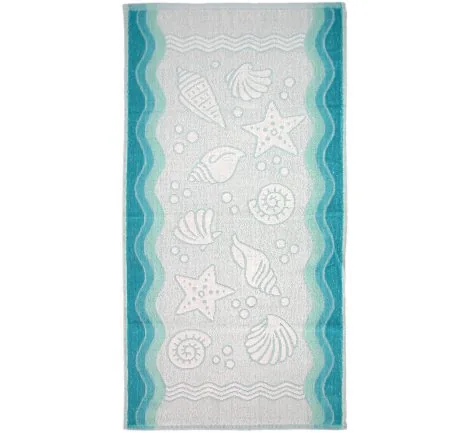 Ręcznik Flora Ocean - Turkusowy - 50x100 - Everday Collection - Greno turkus