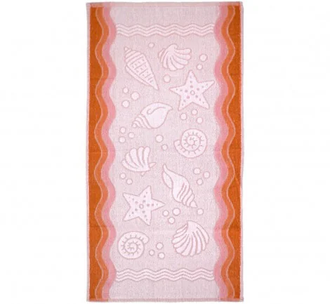 Ręcznik Flora Ocean - Brzoskwiniowy - 70x140 - Everday Collection - Greno