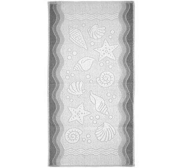 Ręcznik Flora Ocean - Popielaty - 70x140 - Everday Collection - Greno