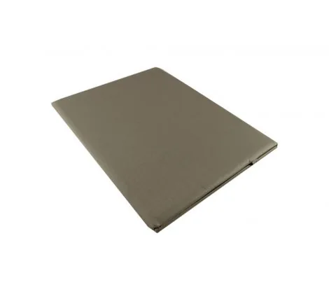 Prześcieradło z satyny bawełnianej 160x210 - Capuccino - Andropol bez gumki