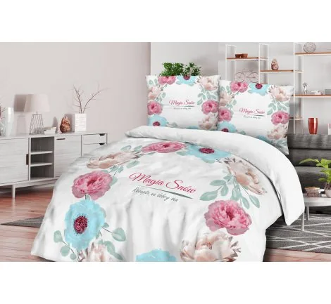 Pościel z Bawełny - Magia Snów - 220x200 - 61453/1 - vintage - na prezent