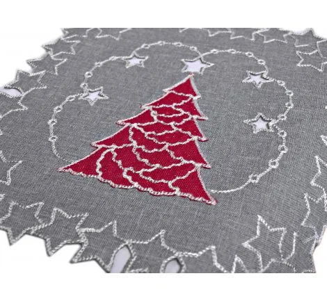 Serwetka świąteczna - czerwona choinka - 30 x 30 int 190102 boże narodzenie 1 szt