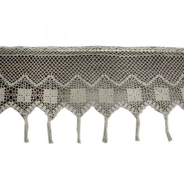 Zazdrostka -  szydełko - ecru -  30x150 - firana  10188 -  ręcznie robiona