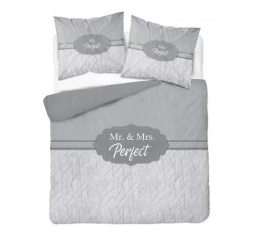 Pościel z bawełny - 220x200 - Mr & Mrs Perfect - 3128 a - Holland holenderska
