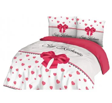 Pościel z bawełny - Śpij kochanie - 220x200 - 61456/1 - vintage