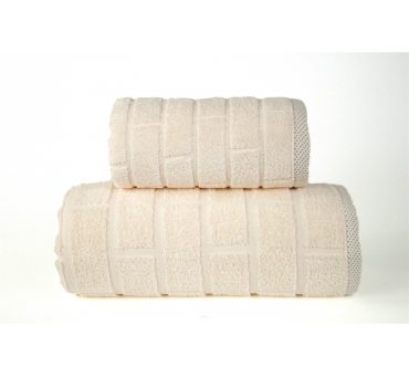 Ręcznik Brick - Kremowy - 70x140 - Greno Ręcznik Brick - Kremowy - 70x140 - Greno