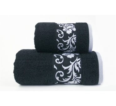 Ręcznik Glamour -  70x140 - Ciemny Popiel - mikrobawełna Greno Ręcznik Glamour -  70x140 - Ciemny Popiel - mikrobawełna Greno