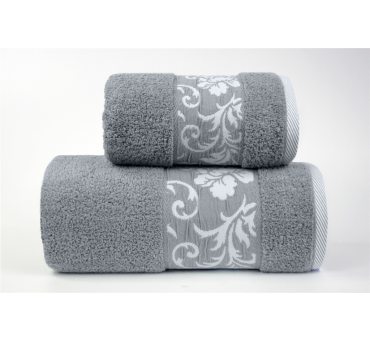 Ręcznik Glamour -  70 x140 - Jasny Popiel - mikrobawełna Greno Ręcznik Glamour -  70 x140 - Jasny Popiel - mikrobawełna Greno