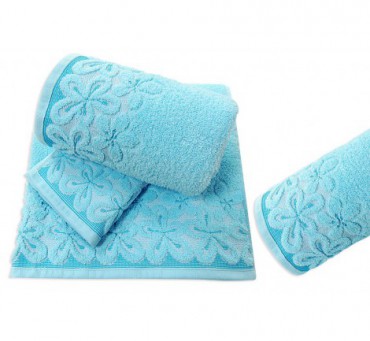 Ręcznik Bella - 70x140 - Lazur - Greno  lazurowy Ręcznik Bella - 70x140 - Lazur - Greno  lazurowy