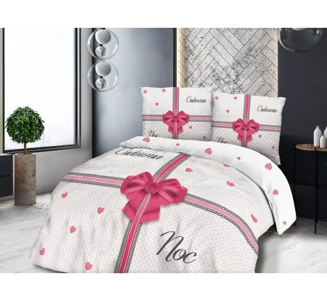 Pościel z bawełny - Cudowna Noc - 160x200 -61475/1 - vintage