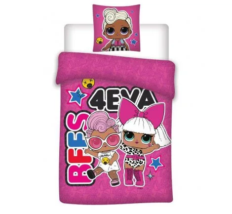 Pościel dla dzieci - Lol Surpise- 140x200 + 70x80 Detexpol Lol 035