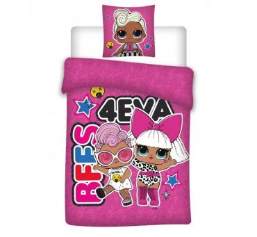 Pościel dla dzieci - Lol Surpise- 160x200 + 70x80 Detexpol Lol 035