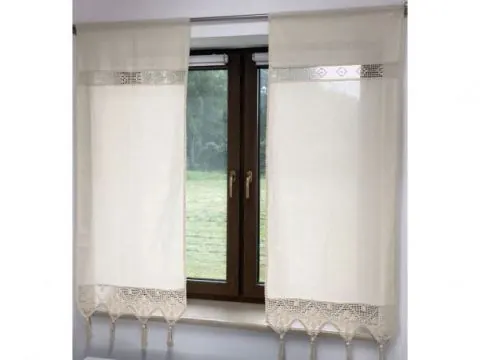 Zasłona 150x60 - Village - Beż - firana 243