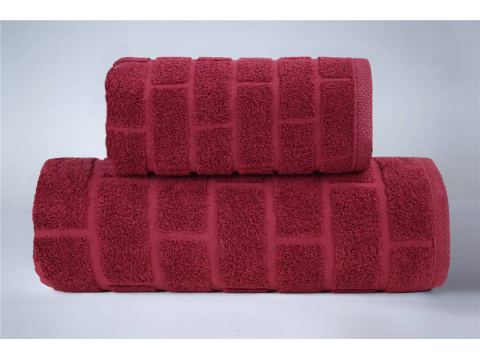 Ręcznik Brick Red Wini - 50x90 - Greno Ręcznik Brick Red Wini - 50x90 - Greno