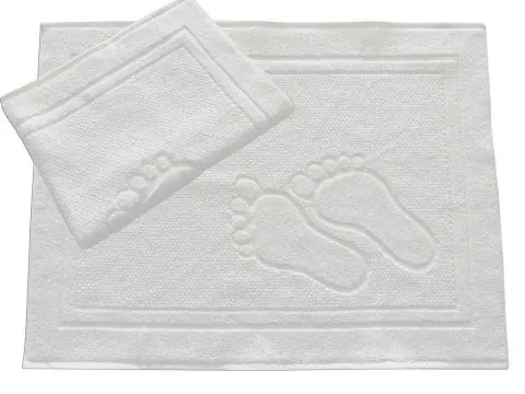 Dywanik łazienkowy Feet 50x70 cm Biały Greno