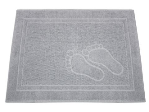 Dywanik łazienkowy - Feet - 50x70 cm - Jasny popielaty - Greno Dywanik łazienkowy - Feet - 50x70 cm - Jasny popielaty - Greno