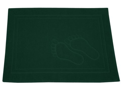 Miękki dywanik łazienkowy Feet 50x70 zielony Miękki dywanik łazienkowy Feet 50x70 zielony