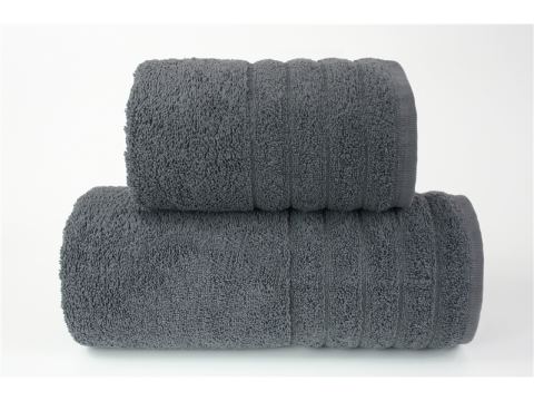 Ręcznik Alexa - 70x130 - Ciemny Popielaty - jednobarwny Greno Ręcznik Alexa - 70x130 - Ciemny Popielaty - jednobarwny Greno
