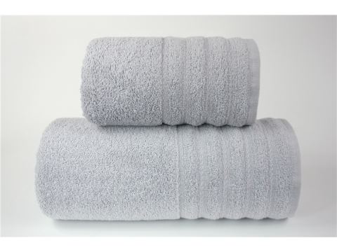 Ręcznik Alexa - 50x90 - Jasno Popielaty - jednobarwny Greno