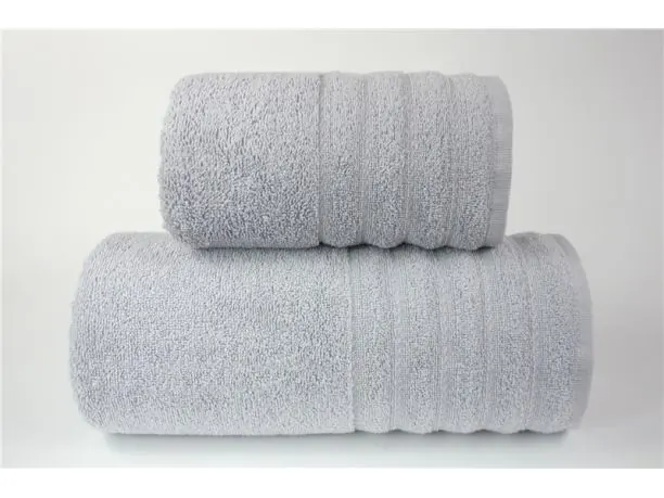 Ręcznik Alexa - 70x130 - Jasno Popielaty - jednobarwny Greno