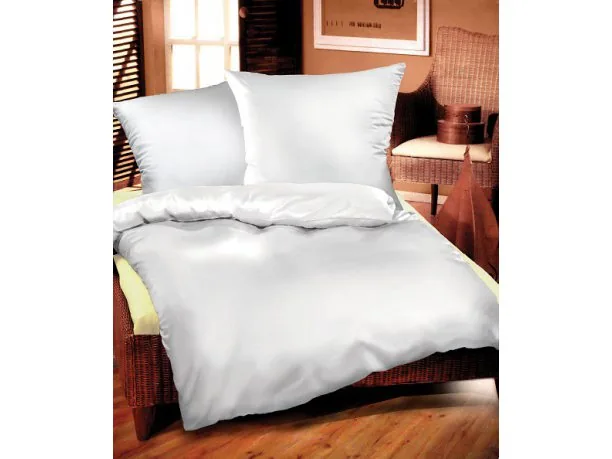 Komplet pościeli Bielbaw Jednobarwna Biała 160x200 +2/70X80 greno