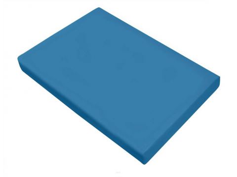 Prześcieradło Bawełniane 160x210 Bielbaw Turkus Greno