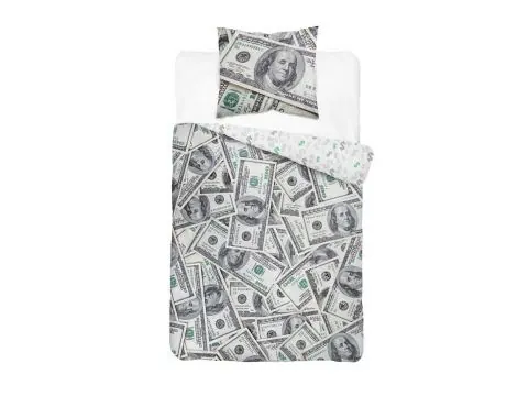 Pościel z bawełny 160x200 +70x80 Dolary 3624 A Holland holenderska dla dzieci