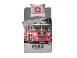 Pościel z bawełny 140x200 + 70x80 Fire 3629 A Holland holenderska dla młodzieży Straż pożarna