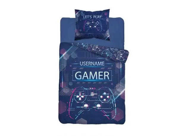 Pościel z bawełny 160x200 +70x80 Let's Play 3631 A Holland holenderska dla dzieci