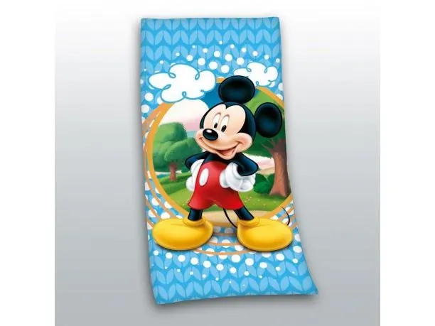 Ręcznik Plażowy licencyjny 70x140 cm Myszka Minnie STC 02 niebieski Disney