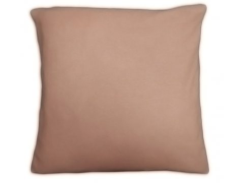 Poszewka  jersey na poduszkę ciemny beż 40x40 030