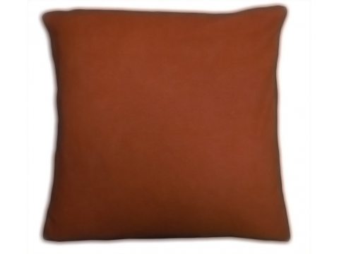 Poszewka  jersey na poduszkę rudy 40x40 022