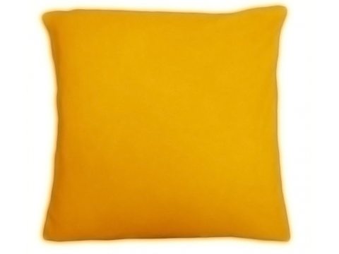 Poszewka  jersey na poduszkę żółty 40x40 006