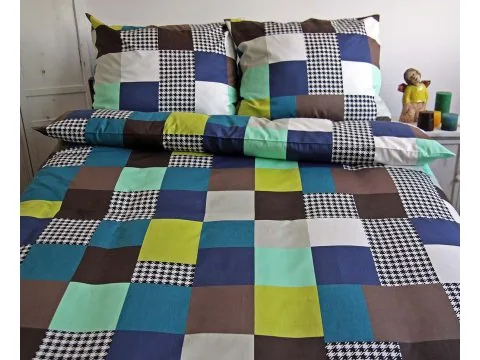 Komplet pościeli satynowej Andropol 160x200 wz 18408/3 Kalejdoskop