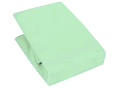 Prześcieradło Frotte z gumką seledyn 60x120