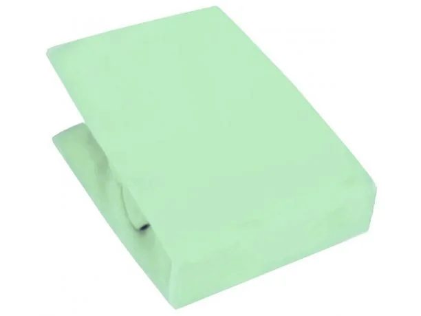 Prześcieradło Frotte z gumką seledyn 60x120