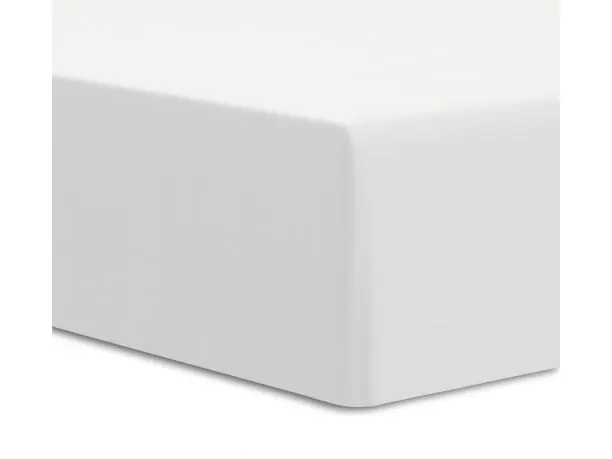 Prześcieradło Premium Jersey elastan 140x200 z gumką biały Luxury