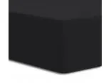 Prześcieradło Premium Jersey elastan 140x200 z gumką luksusowe Czarny Luxury