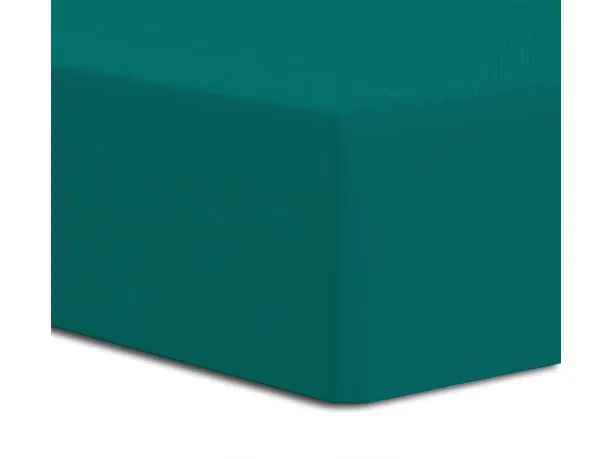 Prześcieradło Premium Jersey elastan 140x200 z gumką luksusowe Green Luxury zielony