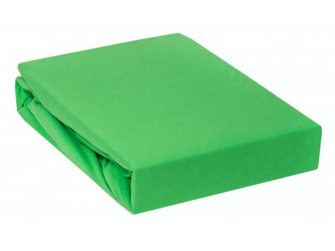 Prześcieradło Jersey z gumką trawa  90x200     021