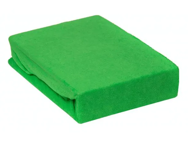 Prześcieradło Frotte z gumką trawa 220x200 021
