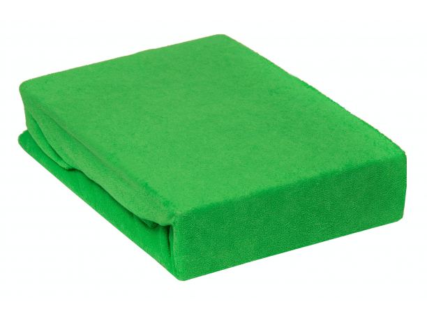 Prześcieradło Frotte z gumką trawa  160x200      021