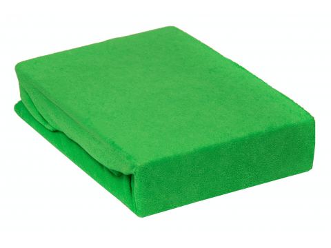Prześcieradło Frotte z gumką trawa  120x200      021