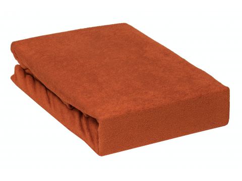 Prześcieradło Frotte z gumką rude  180x200     022