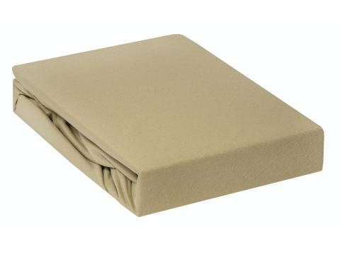 Prześcieradło Jersey z gumką oliwkowe 120x200   024