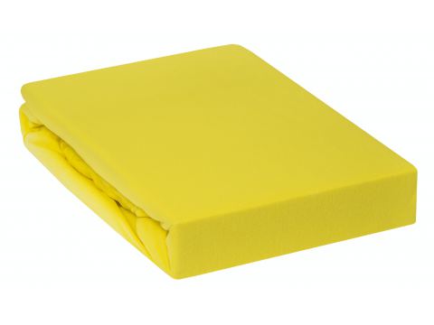 Prześcieradło Jersey z gumką cytrynowe 220x200  -  026   cytrynowe Prześcieradło Jersey z gumką cytrynowe 220x200  -  026   cytrynowe
