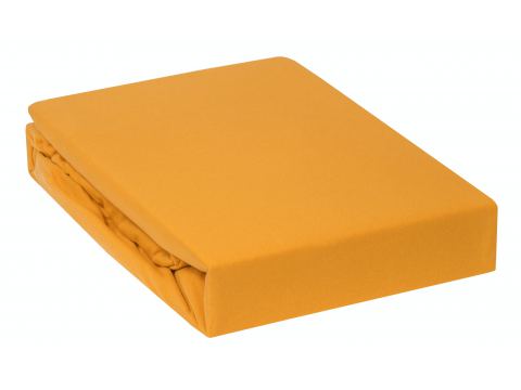 Prześcieradło Jersey z gumką  Miodowe - 180x200 -  033   Miodowy